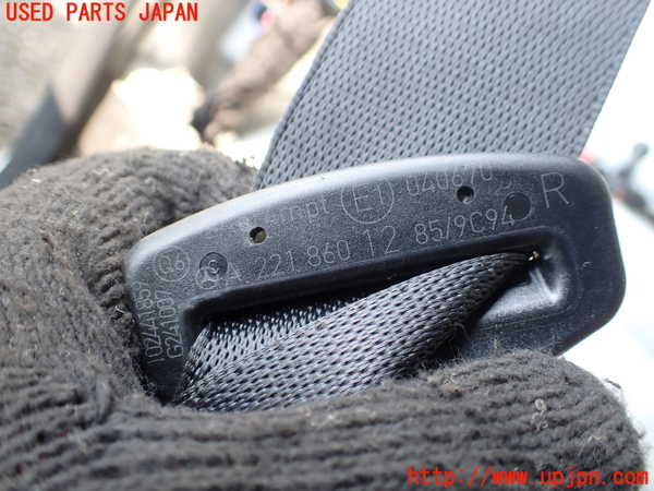 1UPJ-9240507155]ベンツ S550 ロング(221171 W221)右2列目シートベルト 中古_2