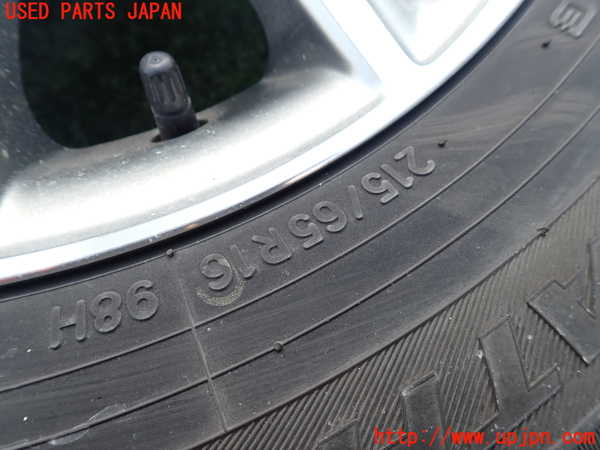 1UPJ-9240519031]アルファードハイブリッド(ATH10W)タイヤ　ホイール　1本① 215/65R16 中古_2