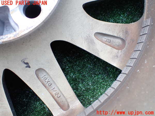 1UPJ-9240519031]アルファードハイブリッド(ATH10W)タイヤ　ホイール　1本① 215/65R16 中古_4