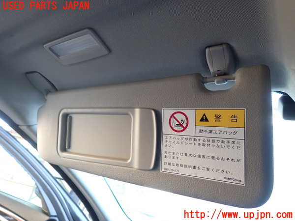 1UPJ-9240527630]BMW アクティブハイブリッド5 F10(AH5)(FZ35)室内サンバイザー左側 中古_2
