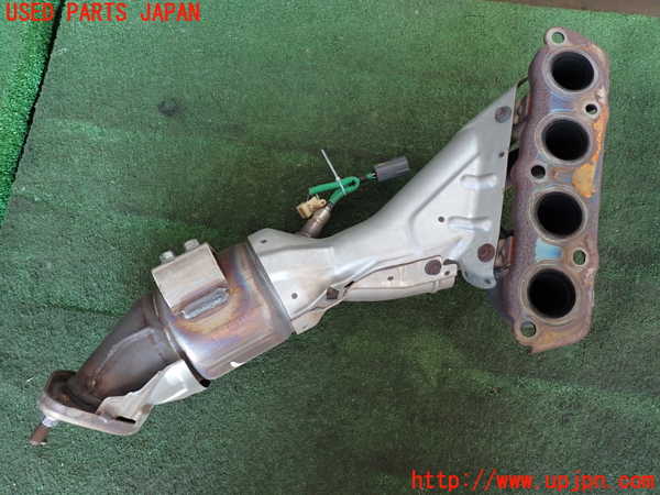 2UPJ-9240532041]ロードスター(ND5RC)エキマニ1 触媒 マニバーター 中古_2