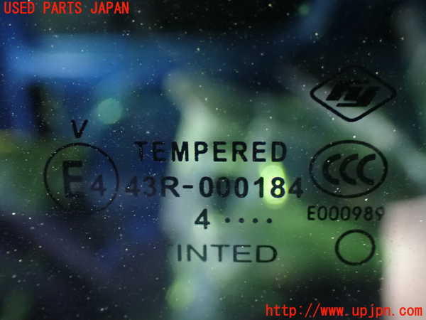 1UPJ-9240541380]NV200 バネット バン(VM20)右クォーターガラス 中古(43R-000184)_2