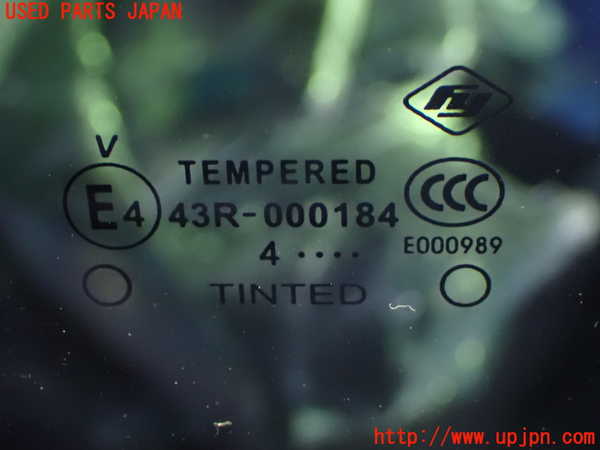 1UPJ-9240541382]NV200 バネット バン(VM20)左クォーターガラス 中古(43R-000184)_2