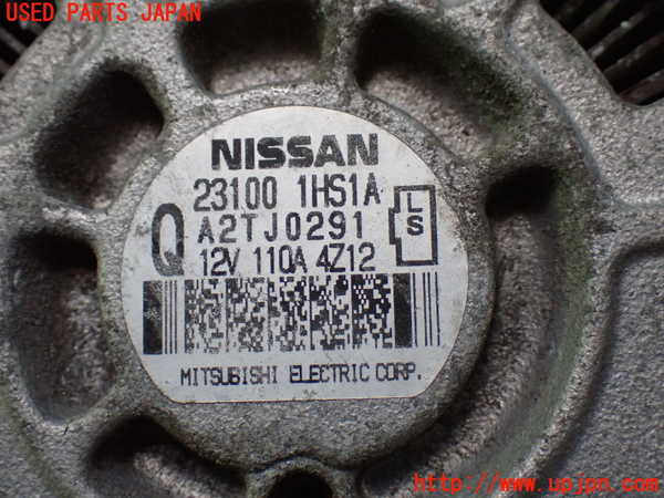 1UPJ-9240546015]NV200 バネット バン(VM20)オルタネーター(ダイナモ) 中古_3