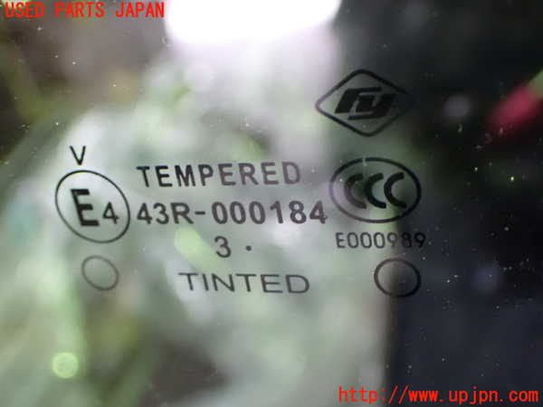 1UPJ-9240551380]NV200 バネット バン(VM20)右クォーターガラス 中古 FUYAO 43R-000184_2