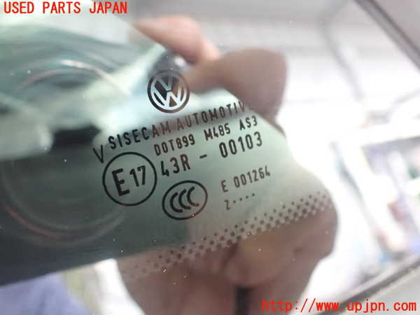 2UPJ-9240561382]VW アルテオン シューティングブレーク(3HDNUF)左クォーターガラス 中古(43R-00103 M485)_2