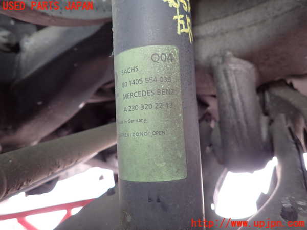 2UPJ-9240585045]ベンツ SL350(230467)(R230)左リアストラット 中古_2
