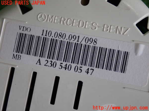 2UPJ-9240586170]ベンツ SL350(230467)(R230)スピードメーター 中古_3