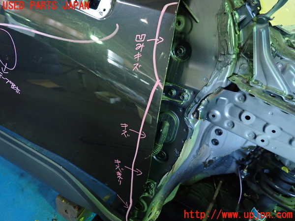 1UPJ-9240621230]WR-V(DG5)右前ドア AGC M2H3K 中古_3