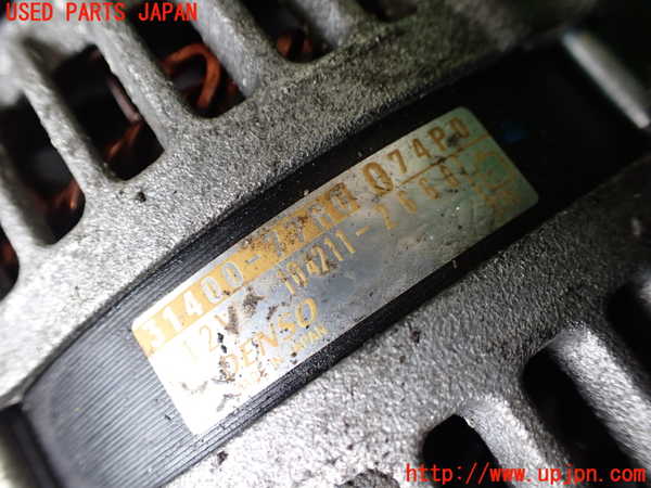1UPJ-9240646015]ジムニー(JB64W)オルタネーター(ダイナモ) 中古_4