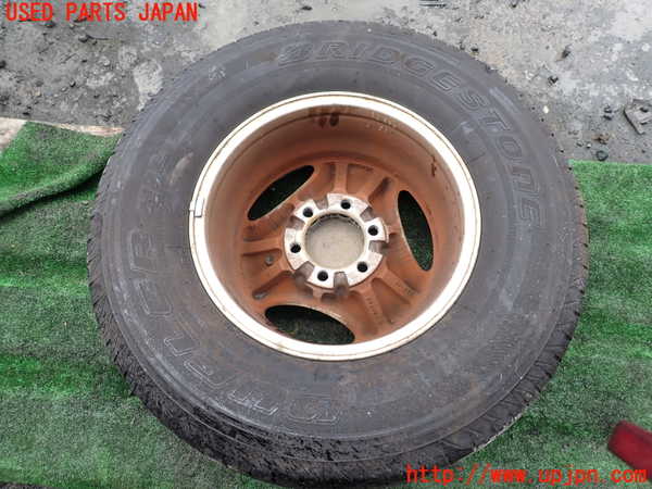 1UPJ-9240659031]ランクルプラド(RZJ95W)タイヤ　ホイール　1本① 265/70R16 中古_4
