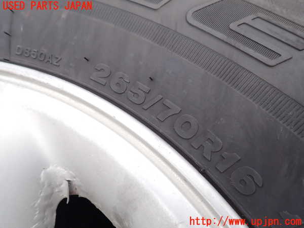 1UPJ-9240659034]ランクルプラド(RZJ95W)タイヤ　ホイール　1本④ 265/70R16 中古_3