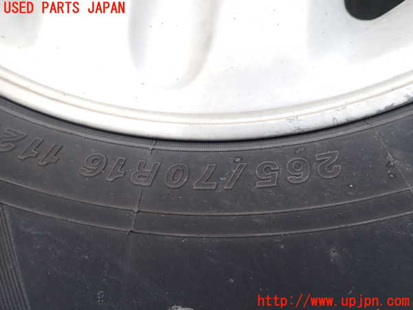 1UPJ-9240659032]ランクルプラド(RZJ95W)タイヤ　ホイール　1本② 265/70R16 中古_2