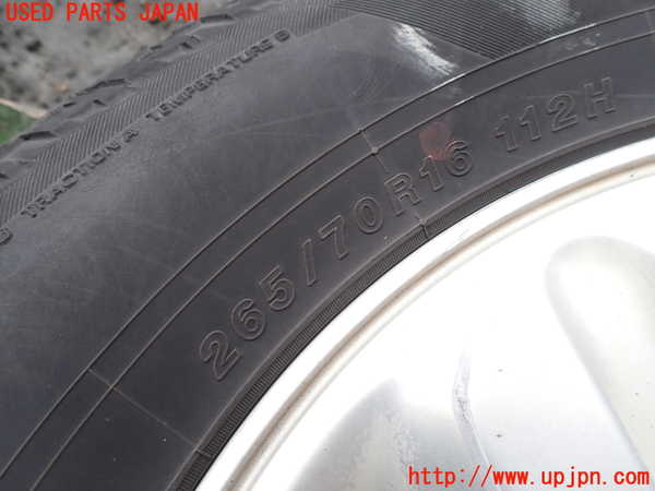 1UPJ-9240659033]ランクルプラド(RZJ95W)タイヤ　ホイール　1本③ 265/70R16 中古_3