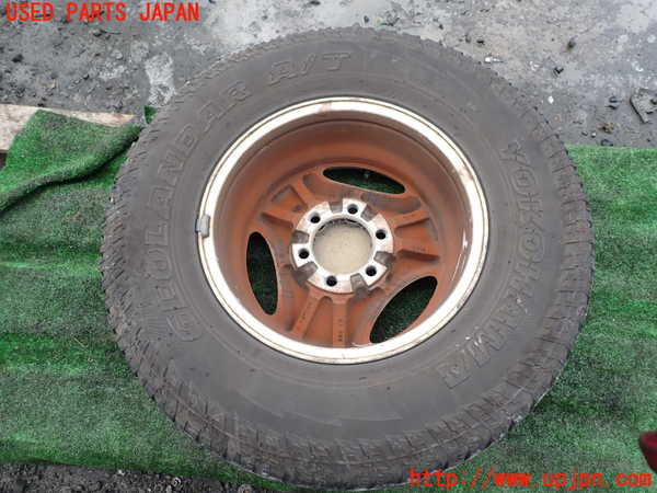 1UPJ-9240659033]ランクルプラド(RZJ95W)タイヤ　ホイール　1本③ 265/70R16 中古_4