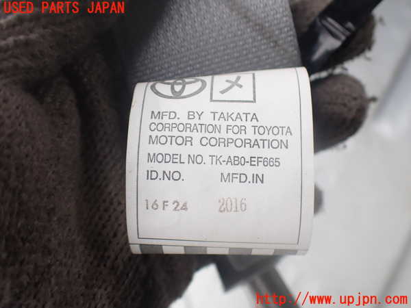 2UPJ-9240707155]ハイエースバン200系(KDH206V)右2列目シートベルト 中古_2