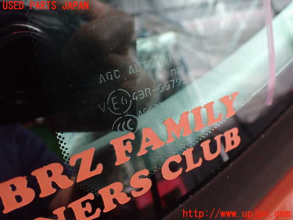 2UPJ-9240721382]８６(BRZ)(ZN6)左クォーターガラス 中古(43R-007952)_2