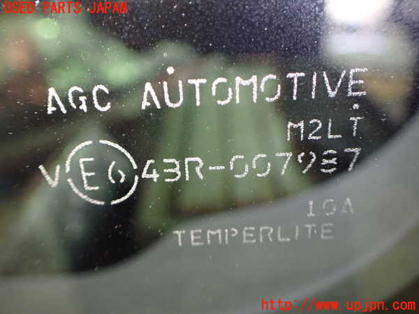 1UPJ-9240801382]ソリオ(MA37S)左クォーターガラス 中古 AGC M2LT 43R-007987_2