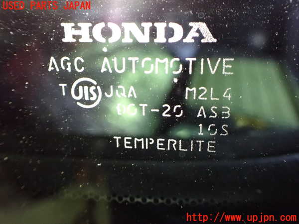 1UPJ-9240811382]エリシオン(RR1)左クォーターガラス 中古 AGC M2L4_2