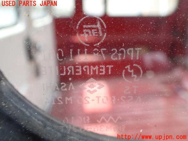 1UPJ-9240831298]ランクル40系(BJ41V)右後ドアガラス 中古 ASAHI M214_2