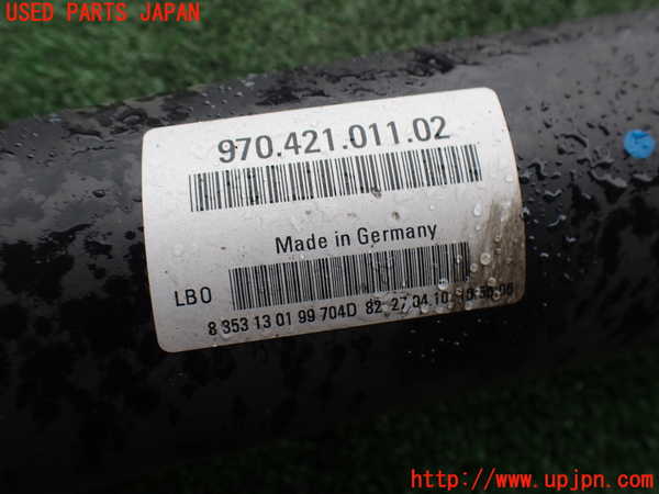 2UPJ-9240853410]ポルシェ・パナメーラ(970M46(改))リアプロペラシャフト 中古_3