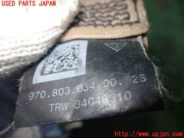 2UPJ-9240857045]ポルシェ・パナメーラ(970M46(改))運転席シートベルト 中古_2