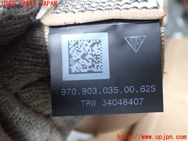 2UPJ-9240857155]ポルシェ・パナメーラ(970M46(改))右2列目シートベルト 中古_2