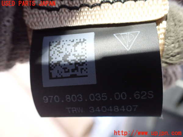 2UPJ-9240857185]ポルシェ・パナメーラ(970M46(改))左2列目シートベルト 中古_2