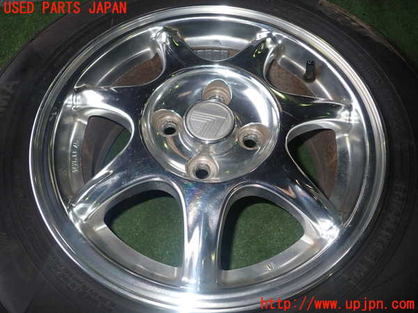 1UPJ-9240869021]ロードスター(NA8C)タイヤ　ホイール　1本① 185/60R14 中古_4