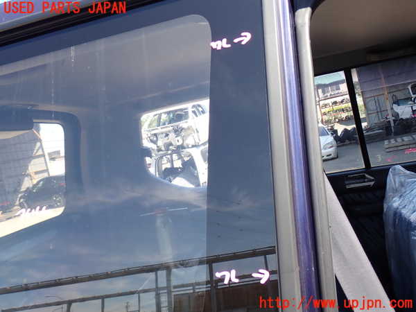 2UPJ-9240871380]ランクルプラド(KZJ95W)右クォーターガラス 中古 (TOYOTA M283 43R-00033)_2