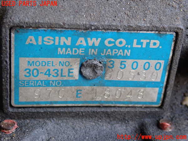 2UPJ-9240873010]ランクルプラド(KZJ95W)ミッション AT 1KZ-TE 4WD 中古　【ジャンク品】_4