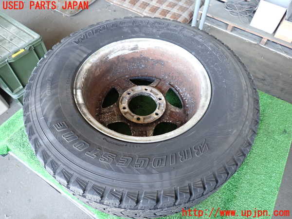2UPJ-9240879032]ランクルプラド(KZJ95W)タイヤ　ホイール　1本② 265/70R16 中古_5