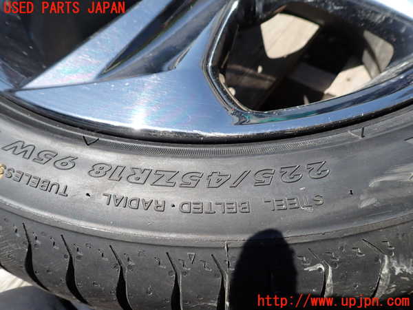 1UPJ-9240939042]クラウン ハイブリッド(AZSH20)タイヤ　ホイール　1本② 225/45ZR18 中古_3