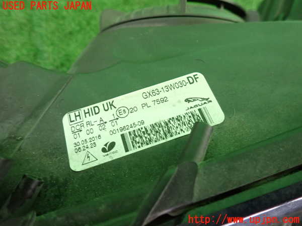2UPJ-9240971132]ジャガー・XF(JB2NA)左ヘッドライト HID 中古_3