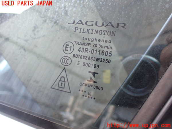 2UPJ-9240971260]ジャガー・XF(JB2NA)左前ドア 中古 PILKINGTON M3250 43R-011605_3