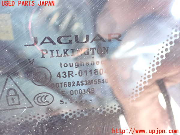 2UPJ-9240971380]ジャガー・XF(JB2NA)右クォーターガラス 中古 PILKINGTON M5540 43R-011604_2