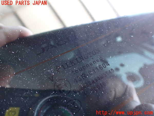 2UPJ-9240971560]ジャガー・XF(JB2NA)リアガラス 中古 PILKINGTON M5540 43R-011604_2