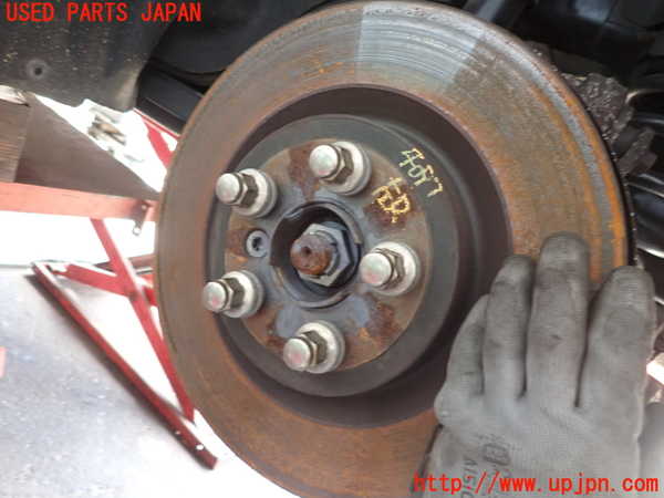 2UPJ-9240974305]ジャガー・XF(JB2NA)左リアナックルハブ 中古_2