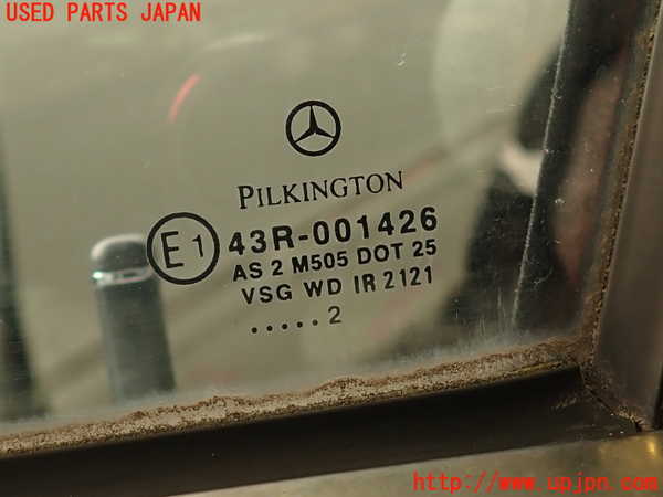 2UPJ-9240991260]ベンツ S500 ロング(220175)左前ドア 中古 PILKINGTON M505 43R-001426_4