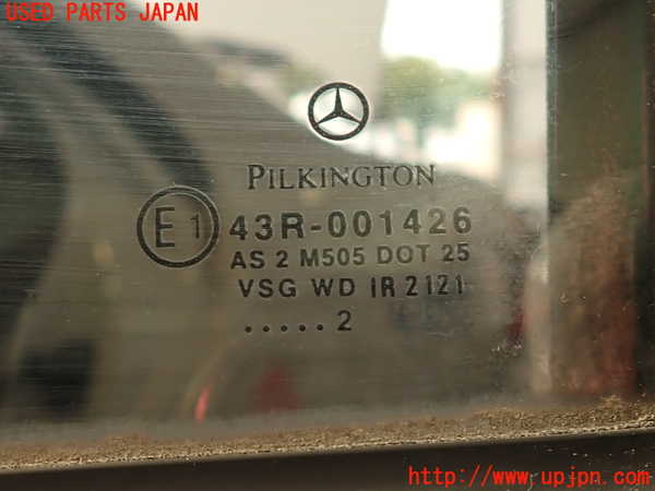 2UPJ-9240991320]ベンツ S500 ロング(220175)左後ドア 中古 PILKINGTON M505 43R-001426_4
