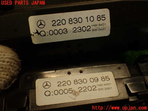 2UPJ-9240996066]ベンツ S500 ロング(220175)エアコンスイッチ1 中古_3
