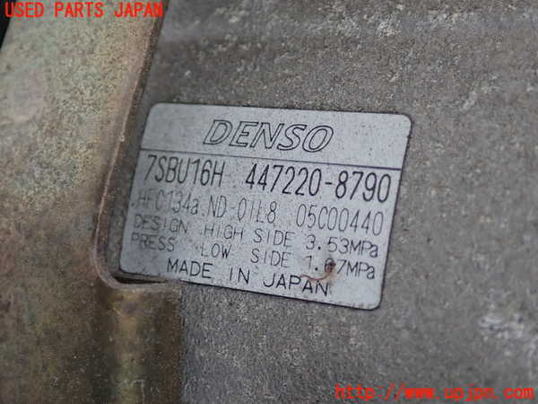 2UPJ-9241026025]クラウン エステート(JZS175W)エアコンコンプレッサー 中古_3