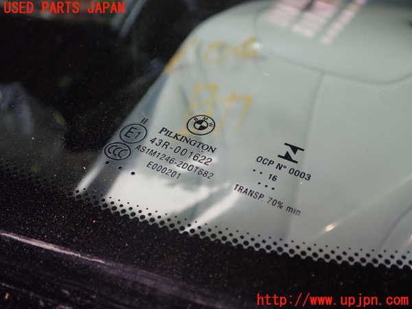 1UPJ-9241041195]BMW 330e(8E20 F30)フロントガラス PILKINGTON M1246-2 中古_2