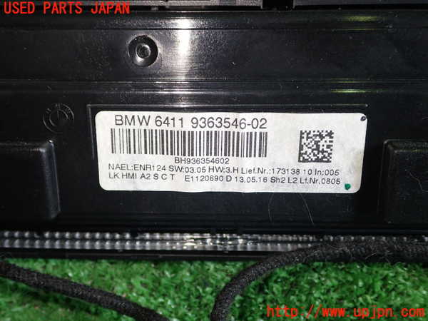 1UPJ-9241046066]BMW 330e(8E20 F30)エアコンスイッチ1 中古_3