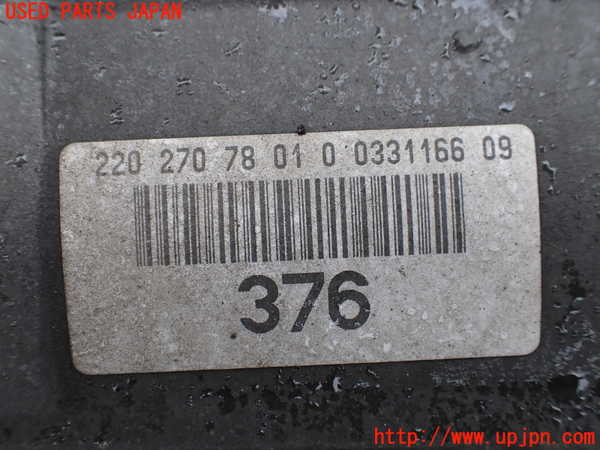 1UPJ-9241053010]ベンツ SL500 R230(230475)ミッション AT 113 中古_3