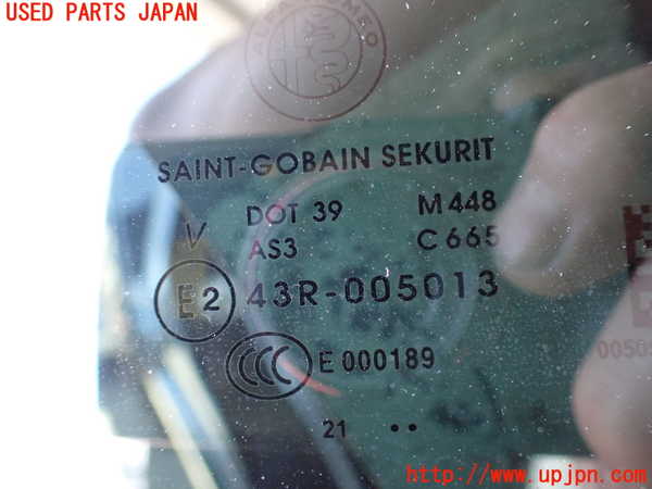 2UPJ-9241081290]アルファロメオ・ステルヴィオ(94920)右後ドア 中古 SAINT-GOBAIN SEKURIT M448 43R-005013_3