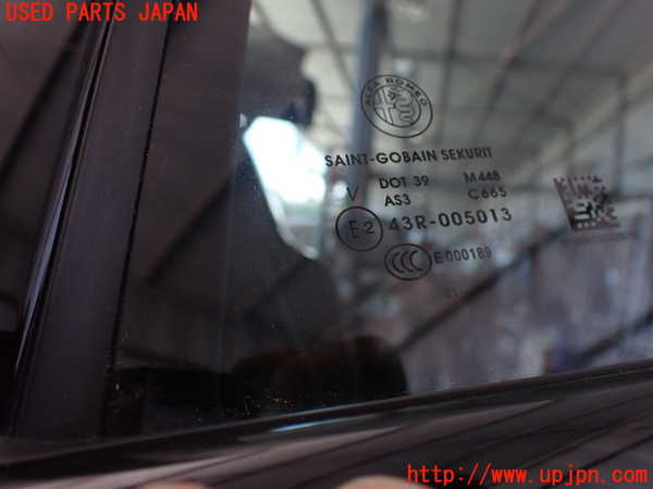 2UPJ-9241081320]アルファロメオ・ステルヴィオ(94920)左後ドア 中古 SAINT-GOBAIN SEKURIT M448 43R-005013_3