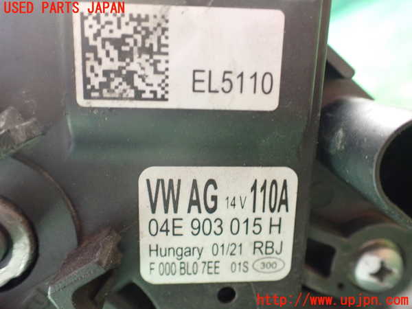 1UPJ-9241096015]VW・T-Cross(ティークロス)(C1DKR)オルタネーター(ダイナモ) 中古_4
