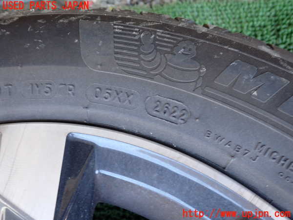 1UPJ-9241099033]VW・T-Cross(ティークロス)(C1DKR)タイヤ　ホイール　1本③ 205/60R16 中古_3