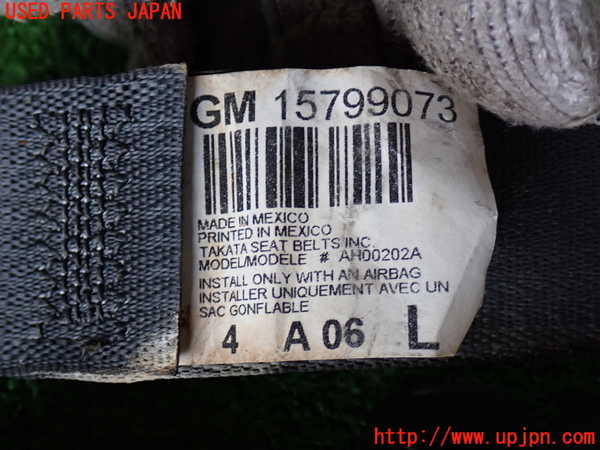 2UPJ-9241107045]ハマーH3(不明)運転席シートベルト 中古_4